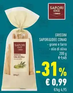 Conad Superstore Grissini SAPORI&IDEE CONAD offerta