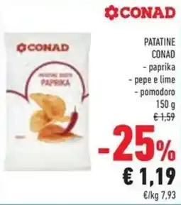 Conad Superstore Patatine CONAD offerta