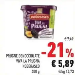 Conad Superstore Prugne denocciolate viva la prugna NOBERASCO offerta