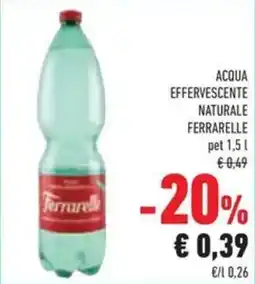 Conad Superstore Acqua effervescente naturale FERRARELLE offerta