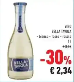 Conad Superstore Vino BELLA TAVOLA offerta
