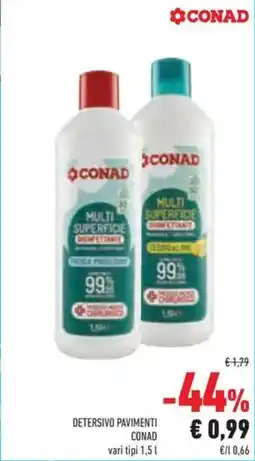Conad Superstore Detersivo pavimenti CONAD offerta