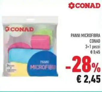 Conad Superstore Panni microfibra CONAD offerta
