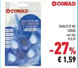 Conad Superstore Tavolette wc CONAD offerta