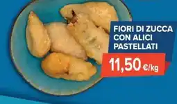 Sapore di Mare Fiori di zucca con alici pastellati offerta