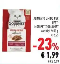 Conad Superstore Alimento umido per gatti mon petit GOURMET offerta