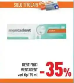 Conad Superstore Dentifrici MENTADENT offerta