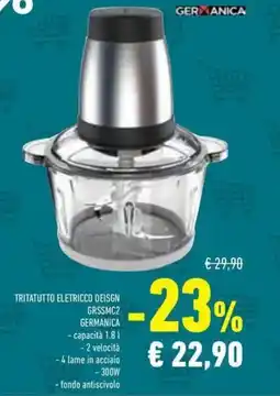Conad Superstore TRITATUTTO ELETRICCO DEISGN GRSSMC2 GERMANICA offerta