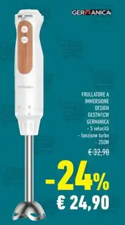 Conad Superstore FRULLATORE A IMMERSIONE DESIGN GESTMICW GERMANICA offerta