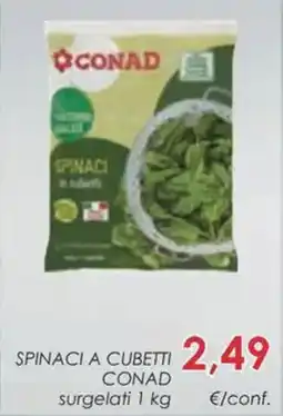 Conad Superstore Spinaci a cubetti CONAD offerta