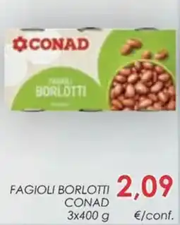Conad Superstore Fagioli borlotti CONAD offerta