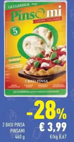 Conad Superstore 2 basi pinsa PINSAMI offerta