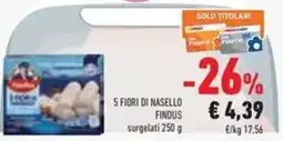 Conad Superstore 5 fiori di nasello FINDUS offerta