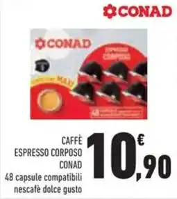 Conad Superstore Caffè espresso corposo CONAD offerta