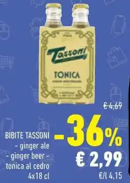 Conad Superstore Bibite TASSONI offerta