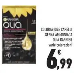 Conad Superstore Colorazione capelli senza ammoniaca olia GARNIER offerta
