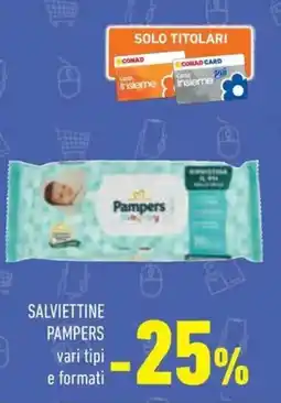 Conad Superstore Salviettine PAMPERS offerta