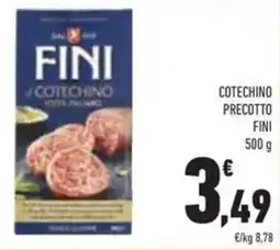 Conad Superstore Fini cotechino precotto offerta