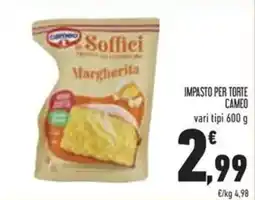 Conad Superstore Impasto per torte CAMEO offerta