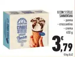 Conad Superstore 6 coni 5 stelle SAMMONTANA offerta