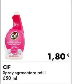 Iper Tosano CIF Spray sgrassatore refill offerta