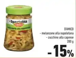 Conad Superstore D'AMICO - melanzane alla napoletana - zucchine alla caprese offerta