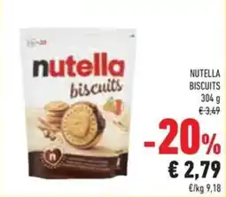 Conad Superstore Nutella biscuits offerta