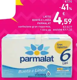 Spazio Conad Latte bontà e linea PARMALAT offerta