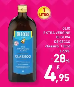 Spazio Conad Olio extra vergine di oliva DE CECCO offerta