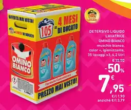 Spazio Conad Detersivo liquido lavatrice OMINO BIANCO offerta