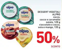 Spazio Conad Dessert vegetali ALPRO соссо, cocco e caramello salato, cioccolato e cocco, soia e mango offerta