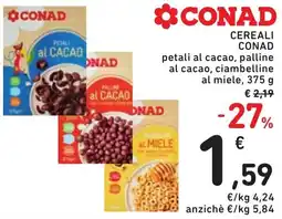 Spazio Conad Cereali CONAD offerta