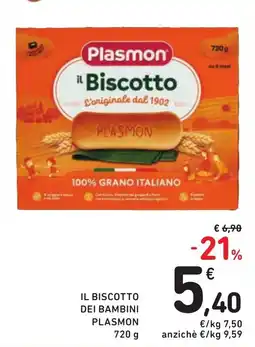 Spazio Conad Il biscotto dei bambini PLASMON offerta