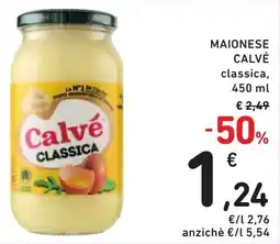 Spazio Conad Maionese CALVÉ classica offerta
