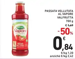 Spazio Conad Passata vellutata al vapore VALFRUTTA offerta