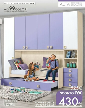 Mondo Convenienza Camere da letto offerta