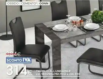 Mondo Convenienza Tavoli allungabili offerta