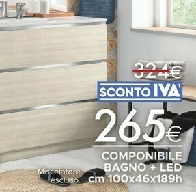 Mondo Convenienza Mobili bagno offerta
