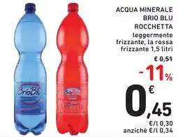 Spazio Conad Acqua minerale brio blu ROCCHETTA offerta