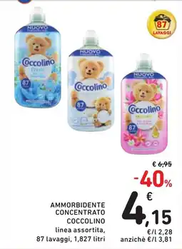 Spazio Conad Ammorbidente concentrato COCCOLINO offerta