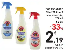 Spazio Conad Sgrassatore CHANTE CLAIR offerta