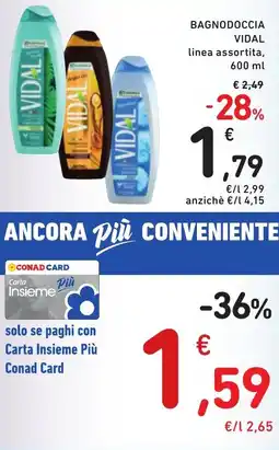 Spazio Conad Bagnodoccia VIDAL offerta