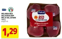 DPiù Melinda red delicious dop mela val di non offerta