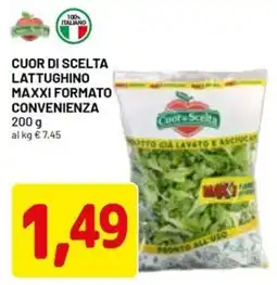DPiù Cuor di scelta lattughino maxxi formato convenienza offerta