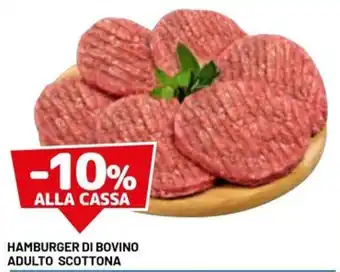 DPiù Hamburger di bovino adulto scottona offerta