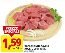 DPiù Bocconcini di bovino all'etto adulto scottona offerta