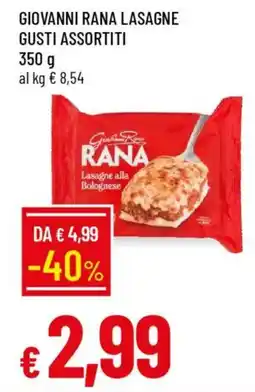 Galassia Giovanni rana lasagne offerta