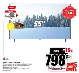 MediaWorld LG Smart TV 55" 55B56LA offerta