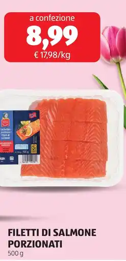 ALDI Filetti di salmone porzionati offerta