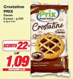 Prix Quality Crostatine PRIX Cacao offerta